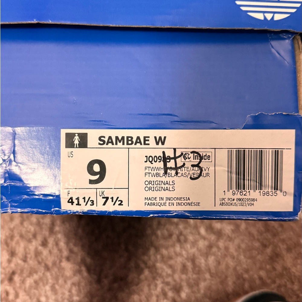 Adidas Women’s Sambae OG “White/Aurora Ivy/Gum” - Picture 7 of 8